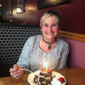 Barbara Russo with birthday cake